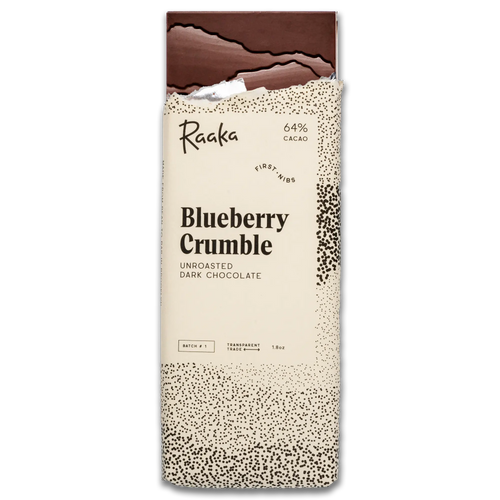 Raaka Blueberry Crumble bar