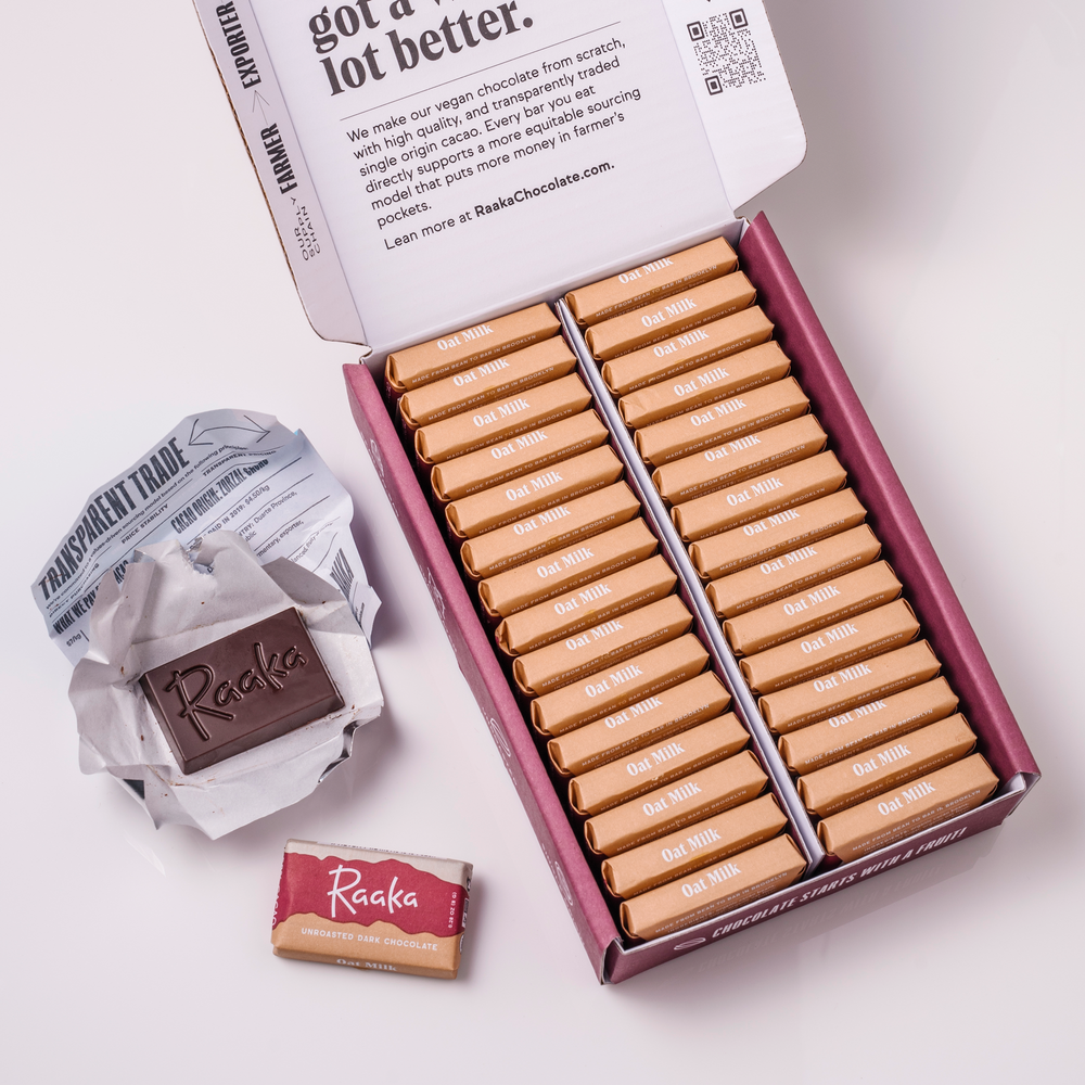 Mini Doses oat milk - Raaka Chocolate