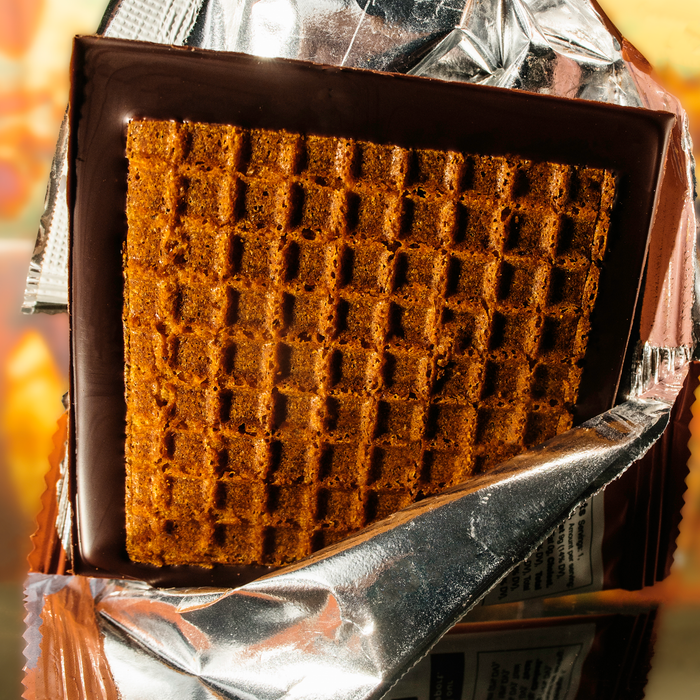 Pumpkin Spice Dipped Waffle Cone - Raaka Chocolate