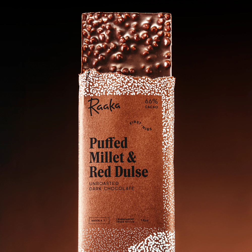 Puffed Millet & Red Dulse - Raaka Chocolate